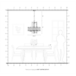 Beaumont Lane Contemporary Steel Chandelier in Brushed Nickel