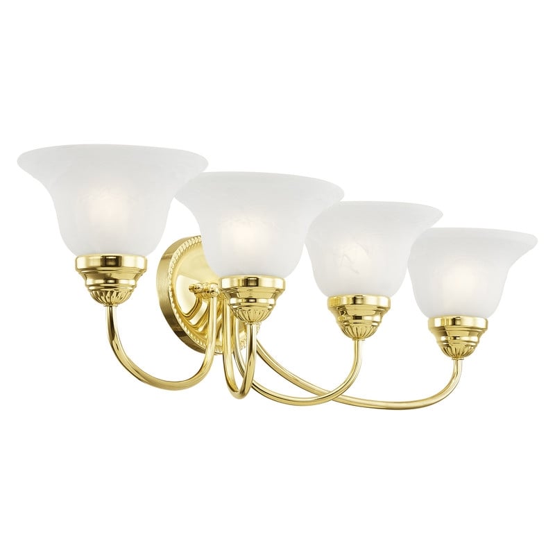 Beaumont Lane Contemporary Steel Bath Light in Polished Brass