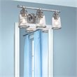 Beaumont Lane Contemporary 3 Light Bath Vanity Light in Nickel