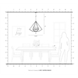 Beaumont Lane Contemporary 8 Light Chandelier in Polished Brass