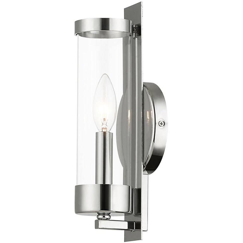 Beaumont Lane Contemporary 1 ADA Wall Sconce in Polished Chrome