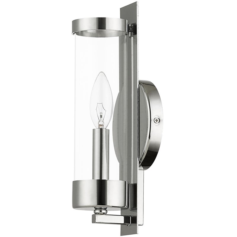 Beaumont Lane Contemporary 1 ADA Wall Sconce in Polished Chrome