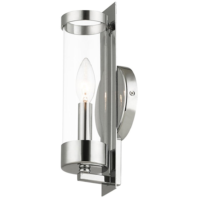 Beaumont Lane Contemporary 1 ADA Wall Sconce in Polished Chrome