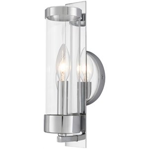 Beaumont Lane Contemporary 1 ADA Wall Sconce in Polished Chrome