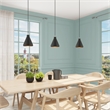 Beaumont Lane Contemporary 1-Light Metal Single Pendant in Black