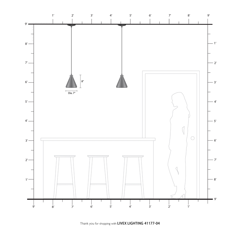 Beaumont Lane Contemporary 1-Light Metal Single Pendant in Black