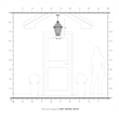 Beaumont Lane Contemporary Brass 3 Light Black Outdoor Lantern