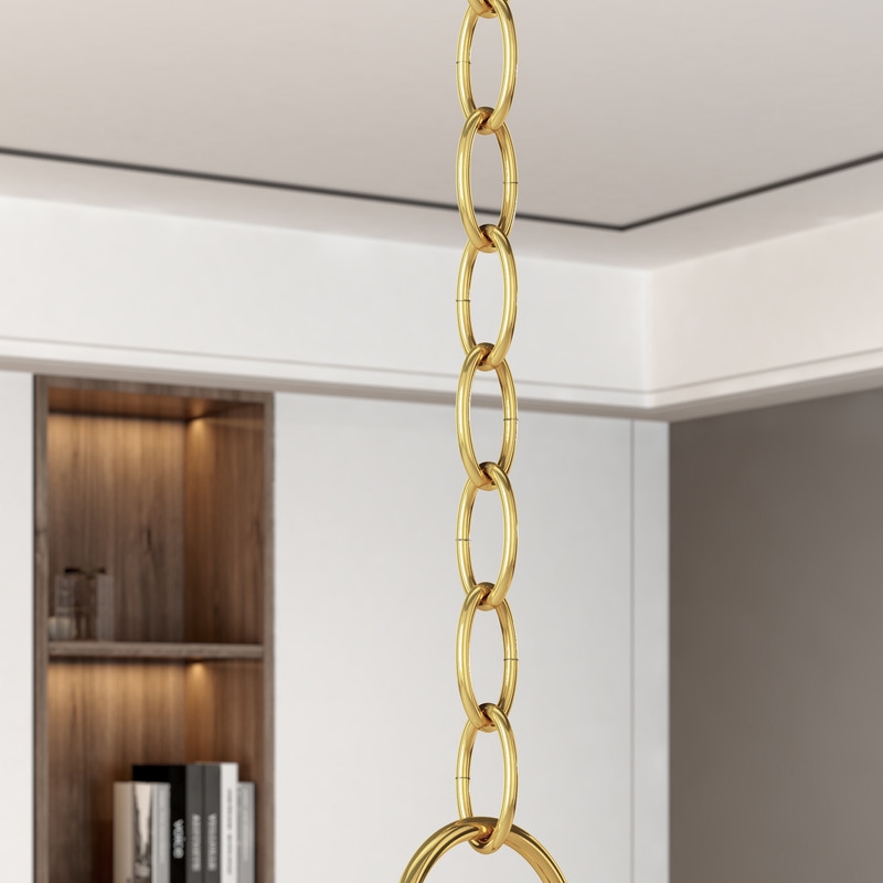 Beaumont Lane Contemporary Polished Brass 3' Heavy Duty Decorative Chain