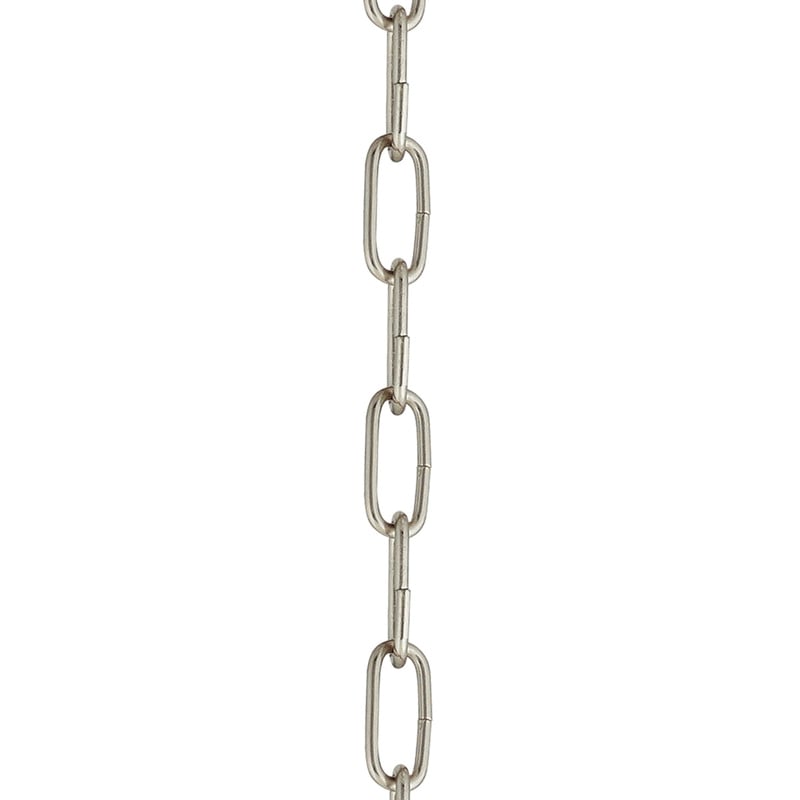 Beaumont Lane Contemporary Polished Nickel 3' Heavy Duty Decorative Chain