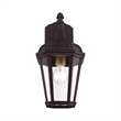 Beaumont Lane Contemporary Aluminum Outdoor Wall Lantern in Bronze