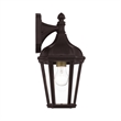 Beaumont Lane Contemporary Aluminum Outdoor Wall Lantern in Bronze