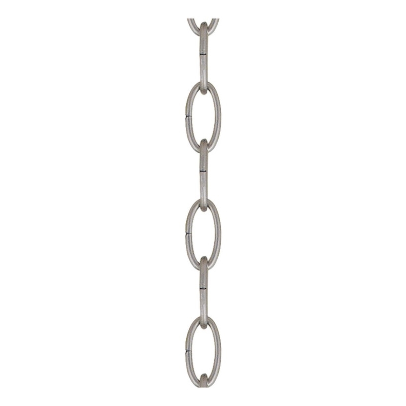 Beaumont Lane Contemporary Brushed Nickel 3' Heavy Duty Decorative Chain