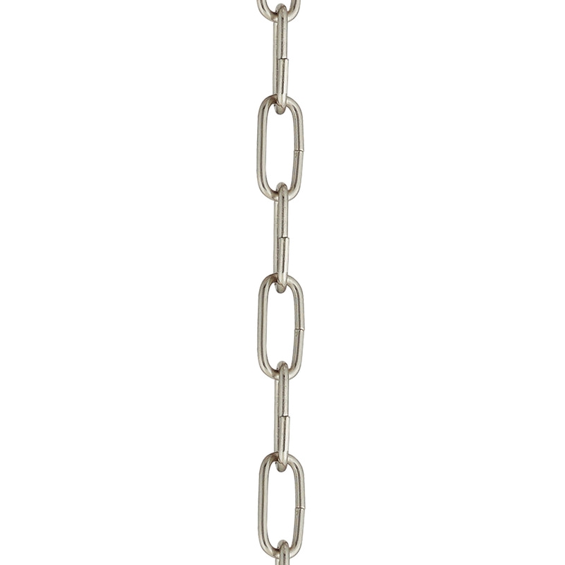 Beaumont Lane Contemporary Polished Nickel 3' Standard Decorative Chain