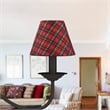 Beaumont Lane Contemporary Polyester Lamp Shade in Red Finish