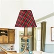 Beaumont Lane Contemporary Polyester Lamp Shade in Red Finish
