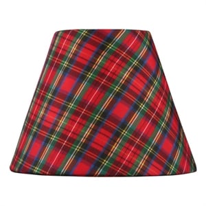 Beaumont Lane Contemporary Polyester Lamp Shade in Red Finish