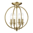 Beaumont Lane Contemporary Convertible Chain Hang/Ceiling Mount