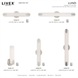 Beaumont Lane Contemporary 8W LED Metal ADA Wall Sconce in Brushed Nickel