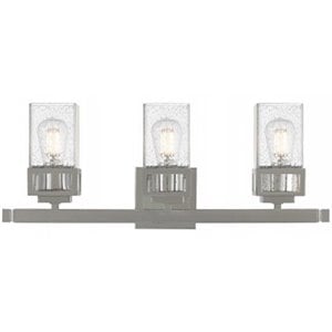 Beaumont Lane Contemporary 3 Light Bath Vanity Light in Polished Chrome