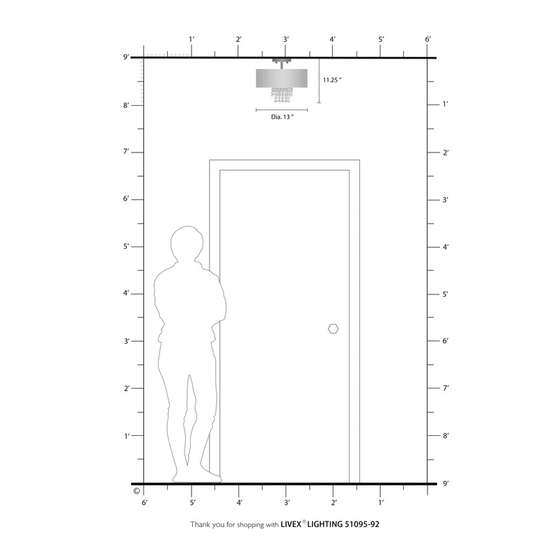 Beaumont Lane Contemporary 2 Light Semi Flush Mount in English Bronze