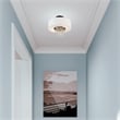 Beaumont Lane Contemporary 2 Light Semi Flush Mount in English Bronze