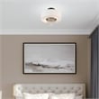Beaumont Lane Contemporary 2 Light Semi Flush Mount in English Bronze