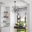 Beaumont Lane Transitional 5-Light Metal Chandelier in Black