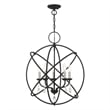 Beaumont Lane Transitional 5-Light Metal Chandelier in Black