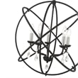 Beaumont Lane Transitional 5-Light Metal Chandelier in Black