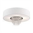 Beaumont Lane Contemporary 5 Light Semi Flush Mount in English Bronze