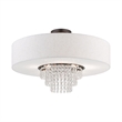 Beaumont Lane Contemporary 5 Light Semi Flush Mount in English Bronze