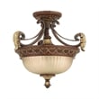 Beaumont Lane Contemporary 2 Light Bronze Chain Hang/Ceiling Mount Multi-Color