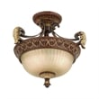Beaumont Lane Contemporary 2 Light Bronze Chain Hang/Ceiling Mount Multi-Color