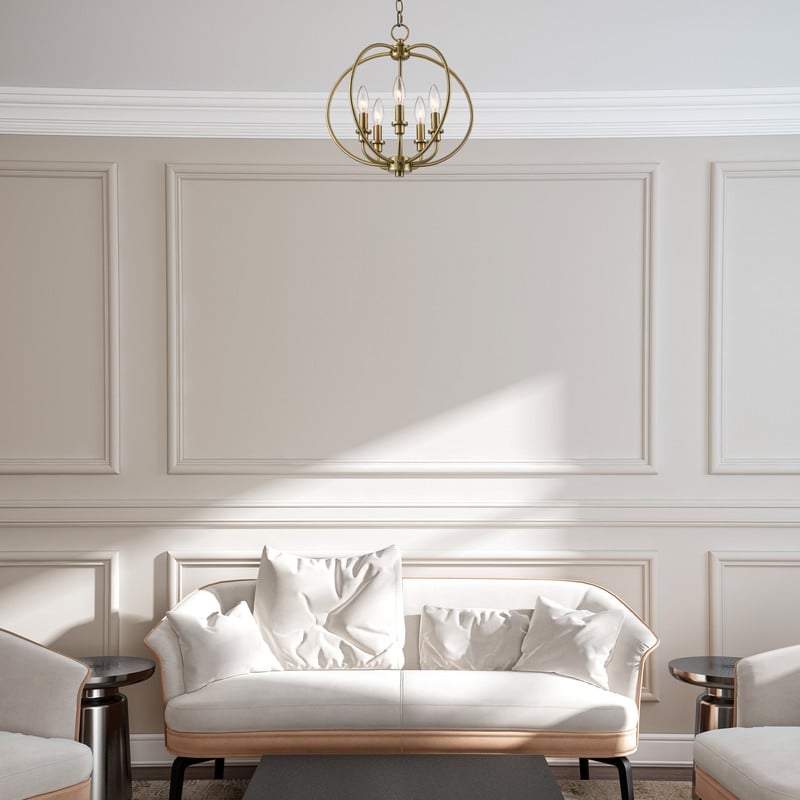 Beaumont Lane Contemporary Convertible Chain Hang/Ceiling Mount