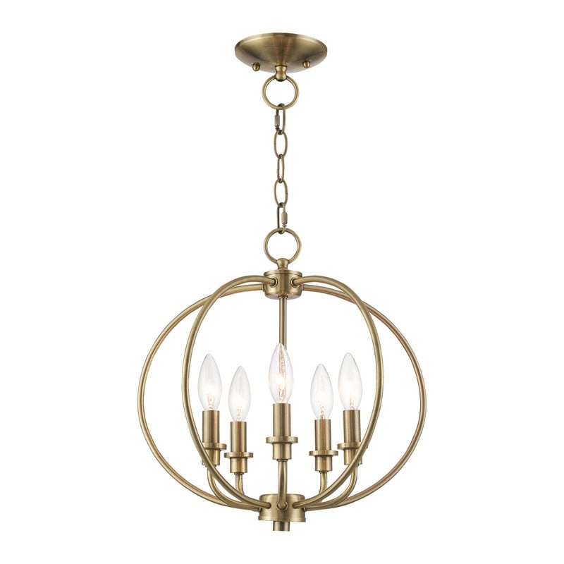 Beaumont Lane Contemporary Convertible Chain Hang/Ceiling Mount
