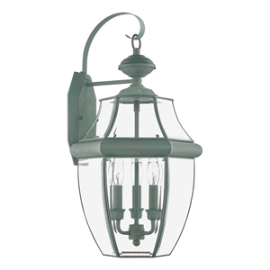 Beaumont Lane Contemporary 3 Light Outdoor Wall Lantern