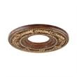 Beaumont Lane Contemporary Bronze Ceiling Medallion with Gilded Accents Finish