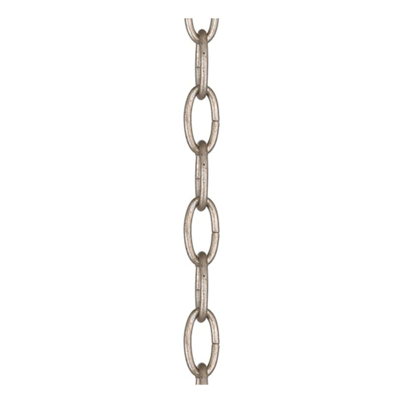 Beaumont Lane Contemporary Antique Silver Leaf 3' Standard Decorative Chain