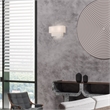 Beaumont Lane 2-Light Metal & Fabric ADA Wall Sconce in English Bronze/Oatmeal