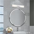 Beaumont Lane 2-Light Metal/Glass Vanity ADA Sconce in Polished Chrome