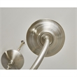 Beaumont Lane Contemporary 6 Light Brushed Nickel Chandelier