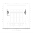 Beaumont Lane Contemporary 3 Light Bronze Outdoor Wall Lantern