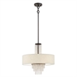 Beaumont Lane Contemporary 4 Light Pendant Light in English Bronze