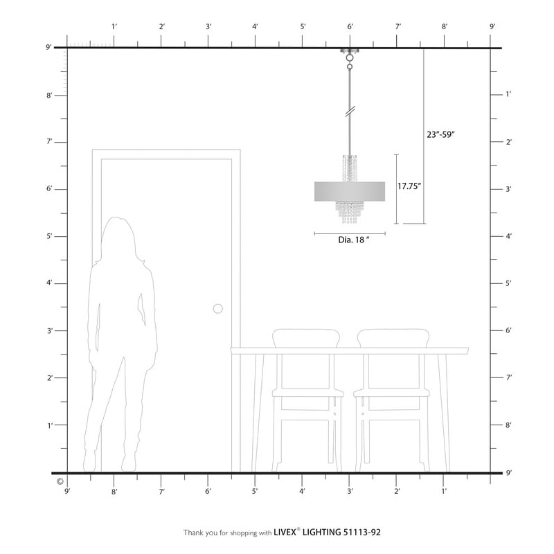 Beaumont Lane Contemporary 4 Light Pendant Light in English Bronze