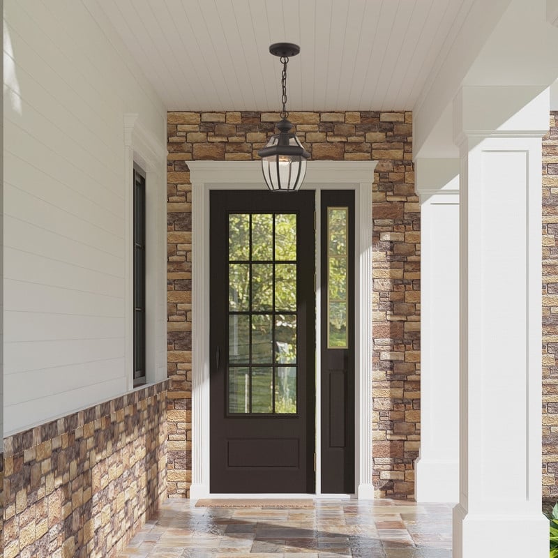 Beaumont Lane Contemporary Crackled Greek Bronze Ceiling Medallion