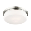 Beaumont Lane 3-Light Metal & Glass Ceiling Mount in Polished Chrome