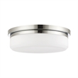 Beaumont Lane 3-Light Metal & Glass Ceiling Mount in Polished Chrome