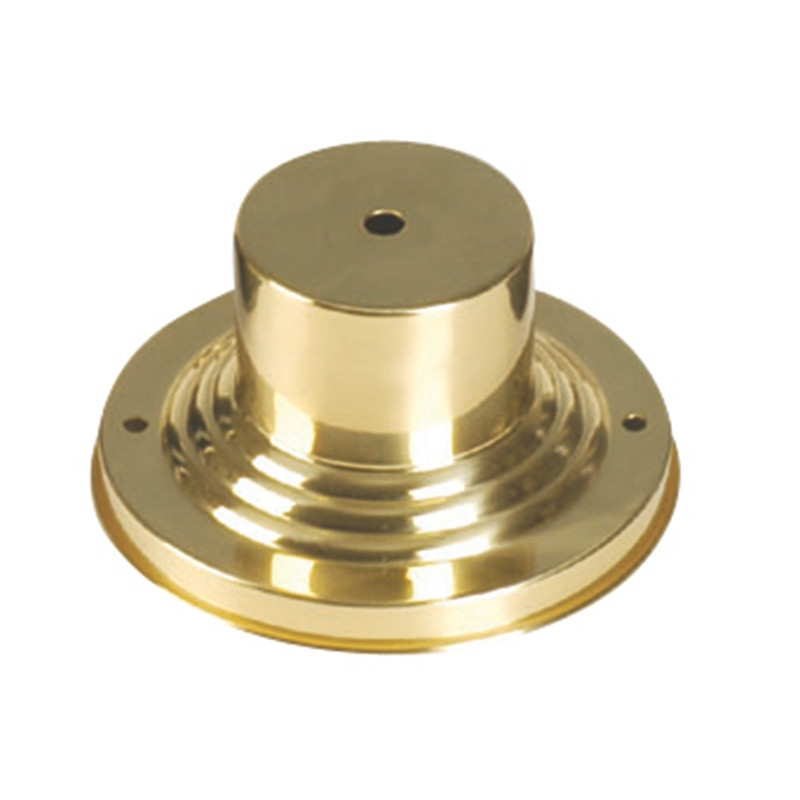 Beaumont Lane Contemporary Polished Brass Outdoor Pier Mount Adapter