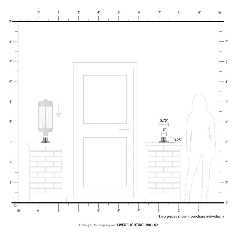 Beaumont Lane Contemporary Polished Brass Outdoor Pier Mount Adapter