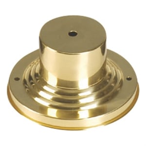 Beaumont Lane Contemporary Polished Brass Outdoor Pier Mount Adapter
